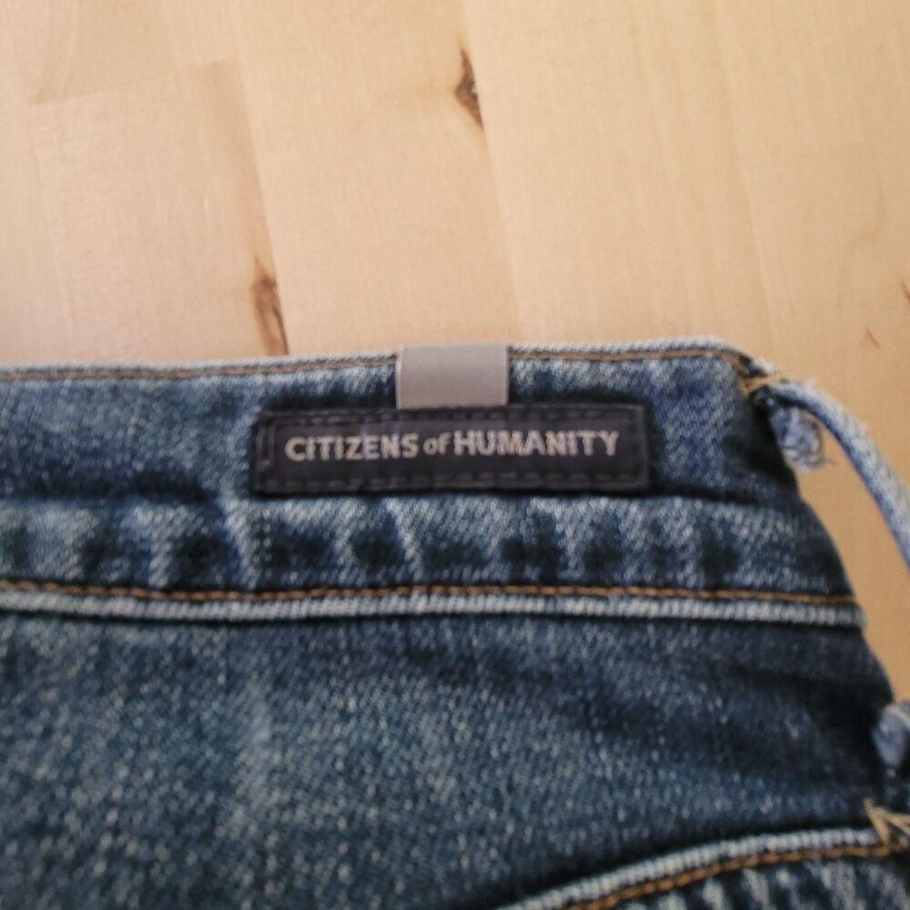 Citizens of Humanity CoH Elsa Mid Rise Slim Fit Crop Jeans Size 30 Preppy - Picture 6 of 11